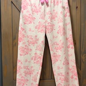 Pink & LoveShackFancy Sweat Pants Sz Small